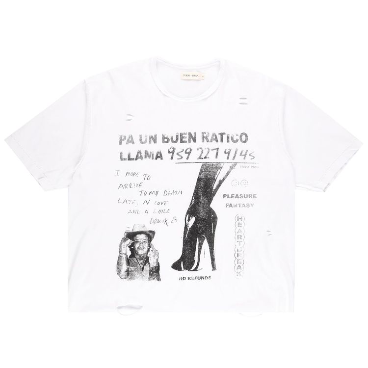 Todo Pasa Buen Ratico T Shirt White