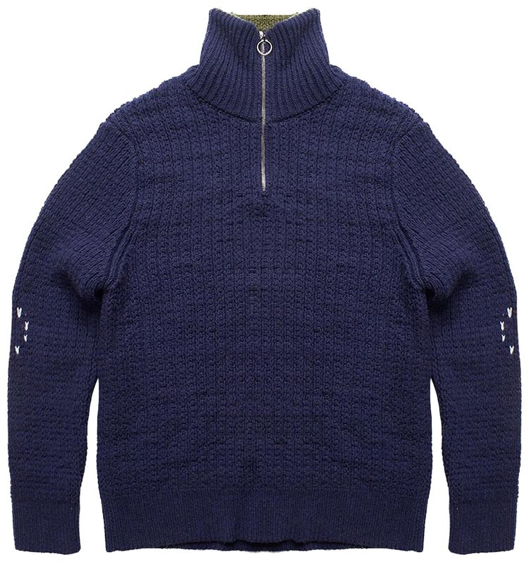 Namacheko Quarter Zip Sweater Navy