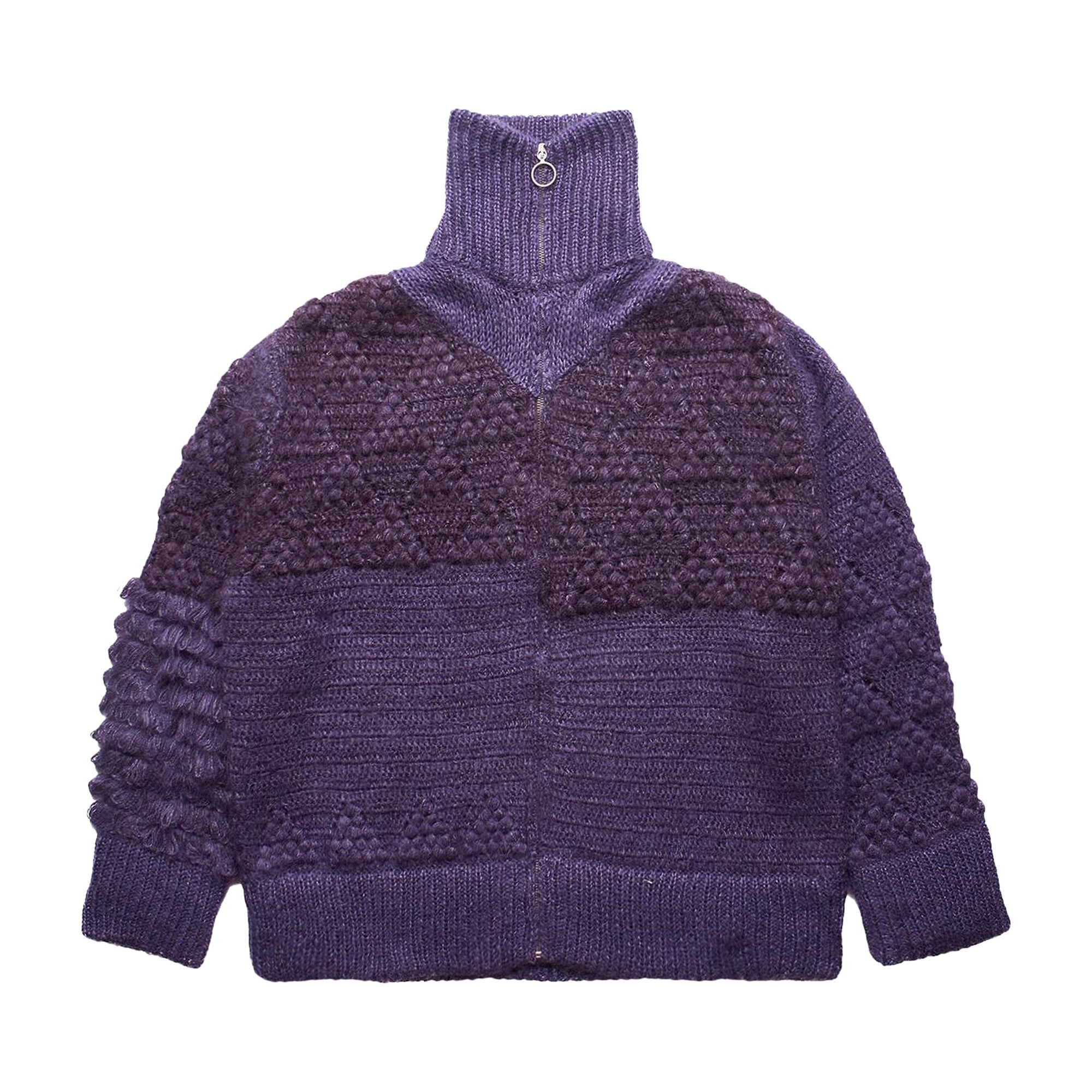 Buy Namacheko Borrujered Zip-Up Cardigan 'Purple