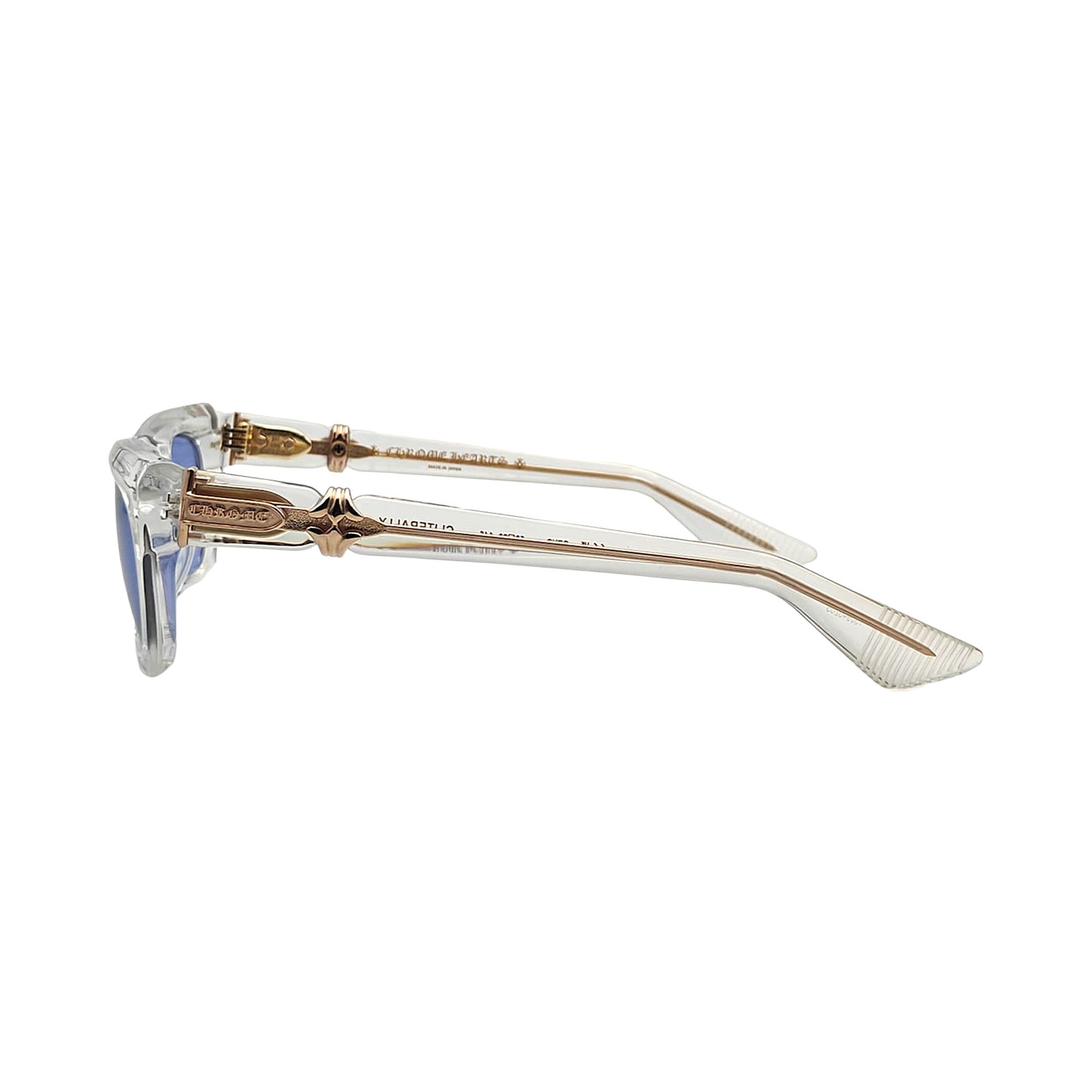 Buy Chrome Hearts Cliterally Sunglasses 'Crystal/Iris' - E53 S 424