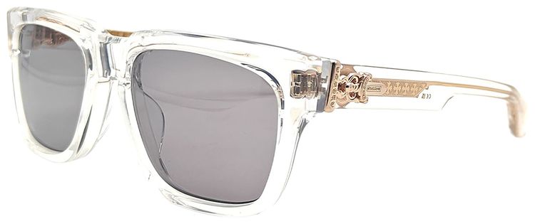 Chrome Hearts Box Officer Sunglasses Crystal