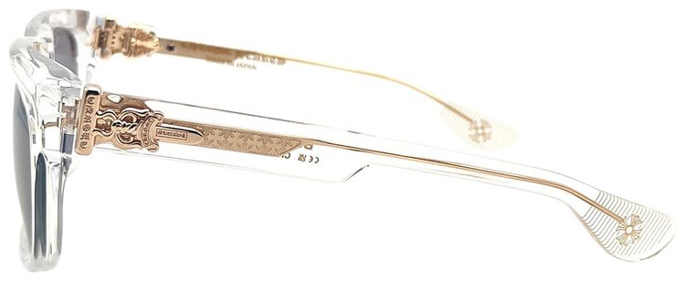 Chrome Hearts Box Officer Sunglasses Crystal