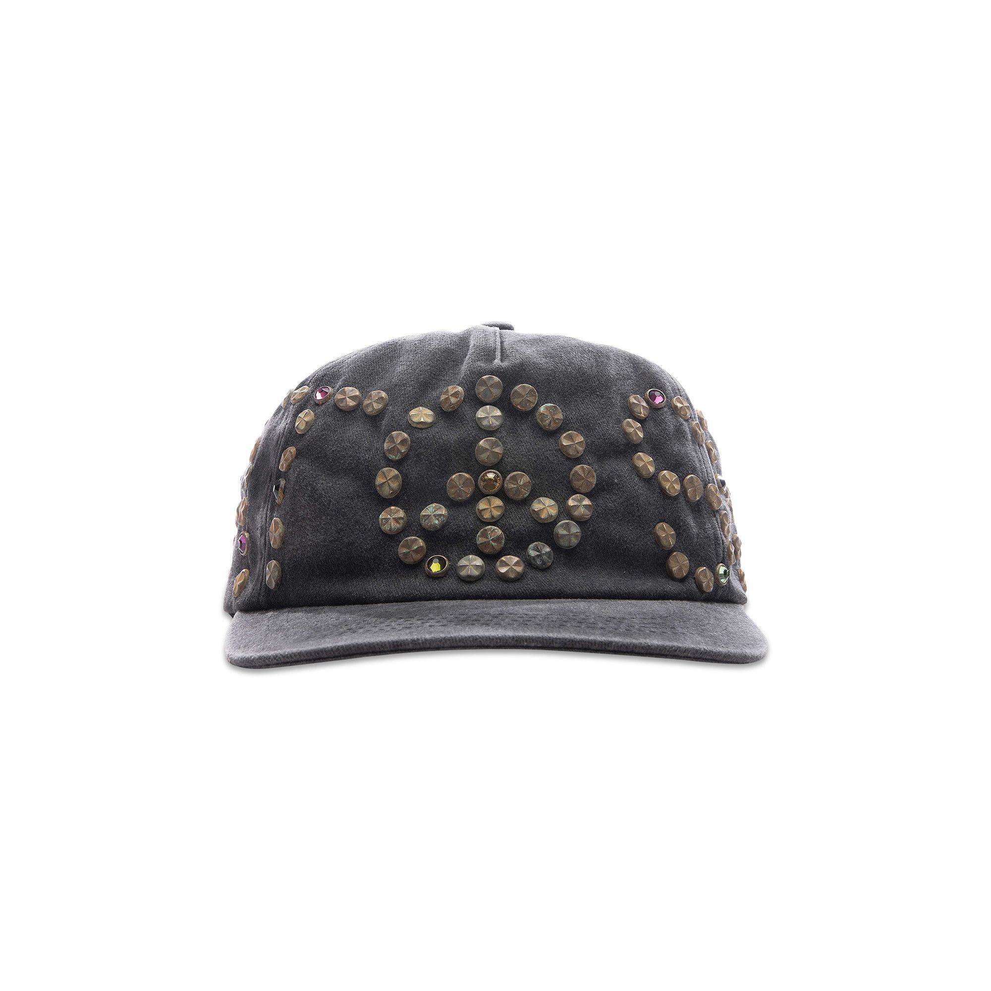 Buy Satoshi Nakamoto Studded Wrap Around Hat 'Black' - FW25HAT003