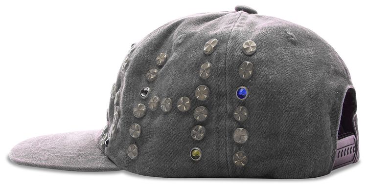 Satoshi Nakamoto Studded Wrap Around Hat Black