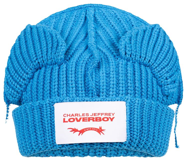 Charles Jeffrey Loverboy Chunky Ears Beanie Light Blue