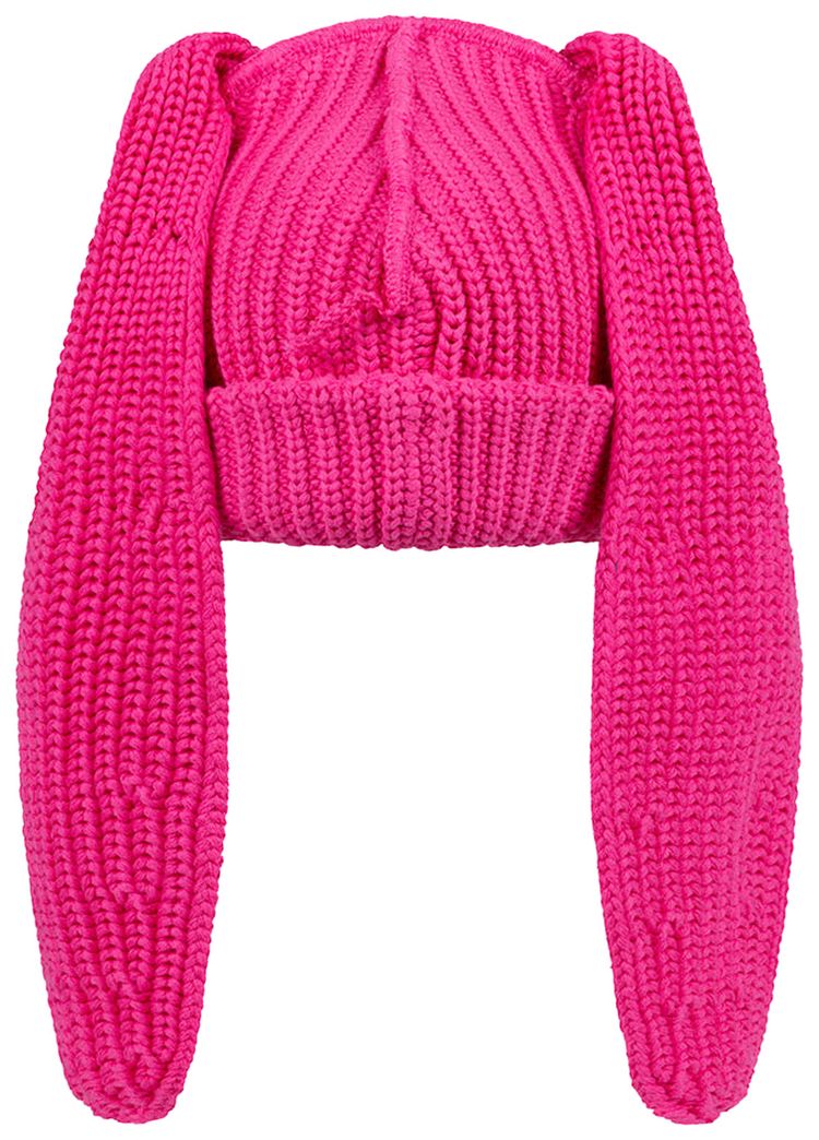 Charles Jeffrey Loverboy Chunky Rabbit Beanie Pink