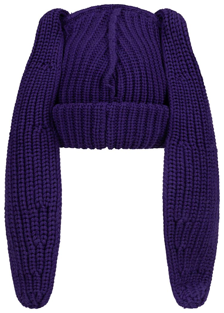 Charles Jeffrey Loverboy Chunky Rabbit Beanie Purple