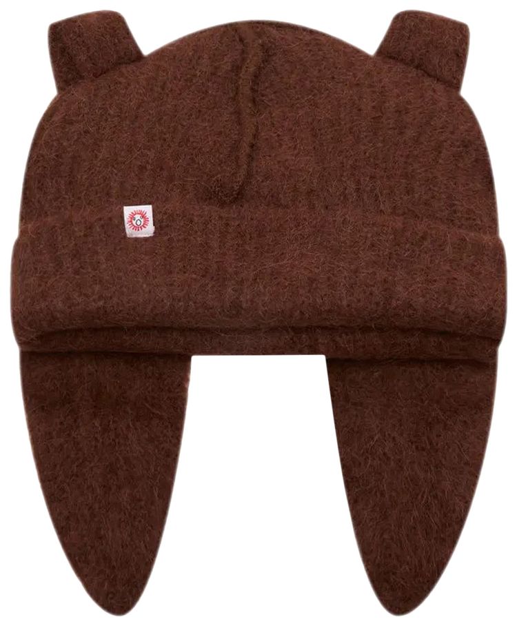 Charles Jeffrey Loverboy Alpaca Chunky Rabbit Beanie Brown