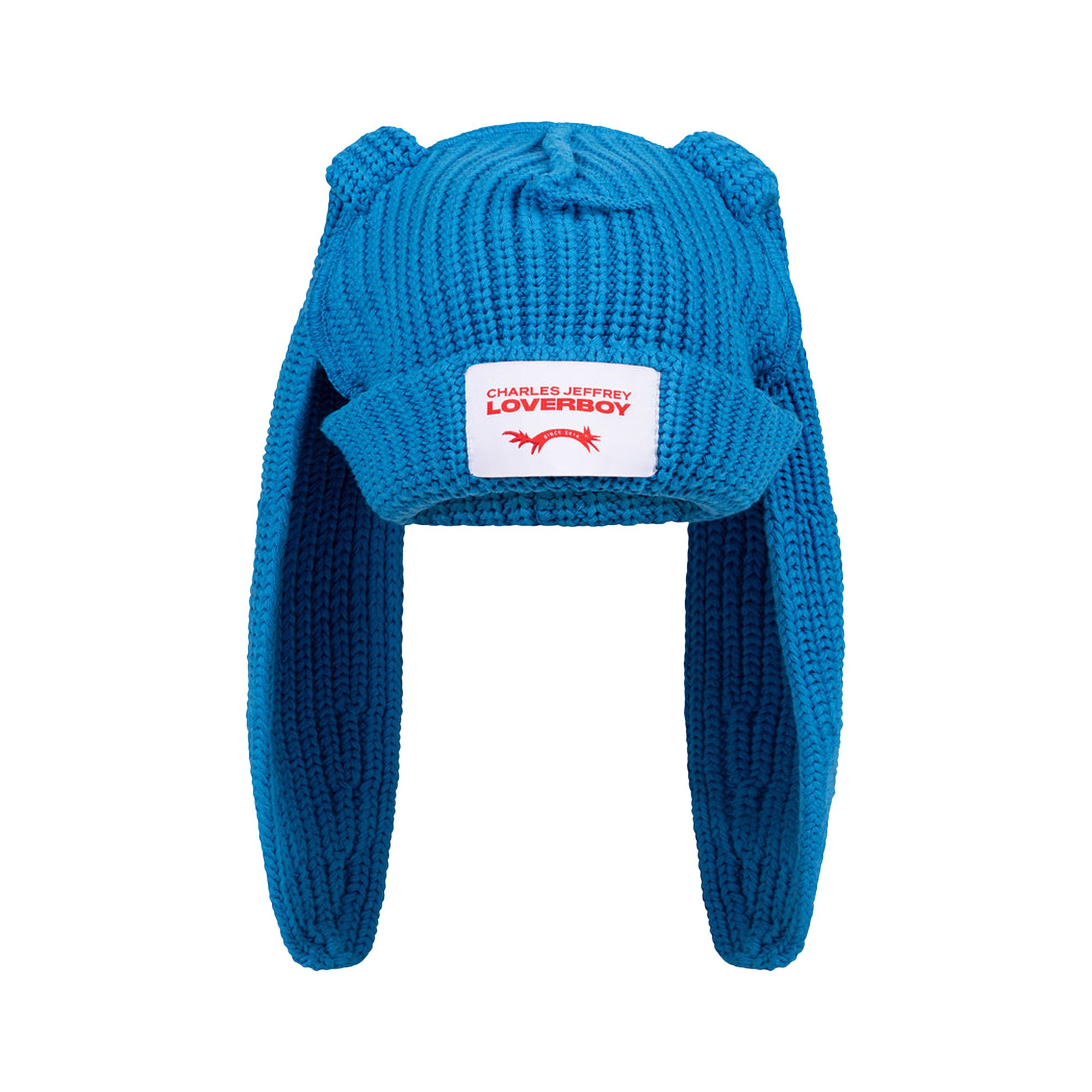 Buy Charles Jeffrey Loverboy Chunky Rabbit Beanie 'Light Blue