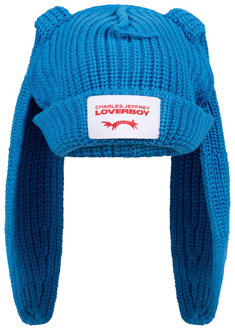 Charles Jeffrey Loverboy Chunky Rabbit Beanie Light Blue