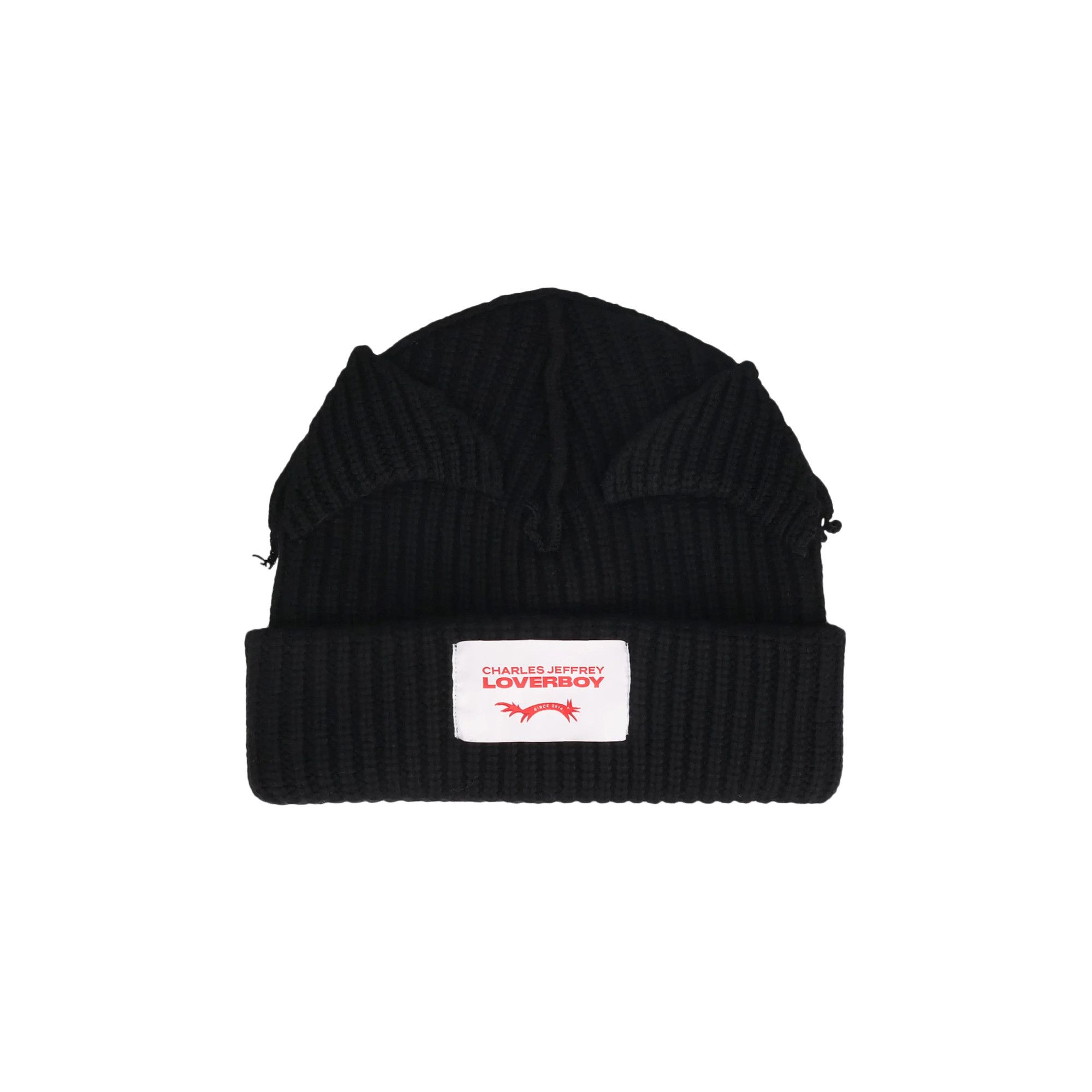 Buy Charles Jeffrey Loverboy Supersized Chunky Ears Beanie 'Black