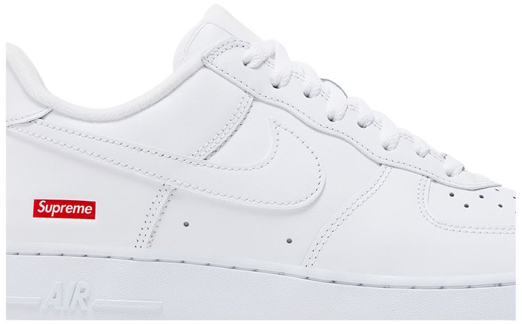 Supreme x Nike Air Force 1 Low Box Logo   White