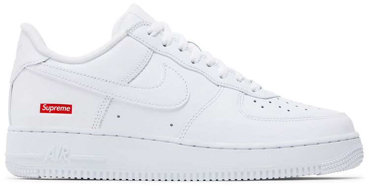 Supreme x Nike Air Force 1 Low Box Logo   White