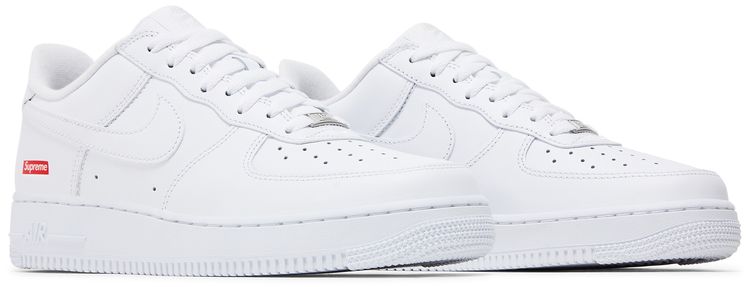 Supreme x Nike Air Force 1 Low Box Logo   White
