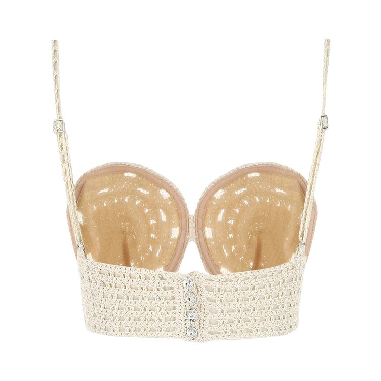 Magda Butrym Top Bra Cream