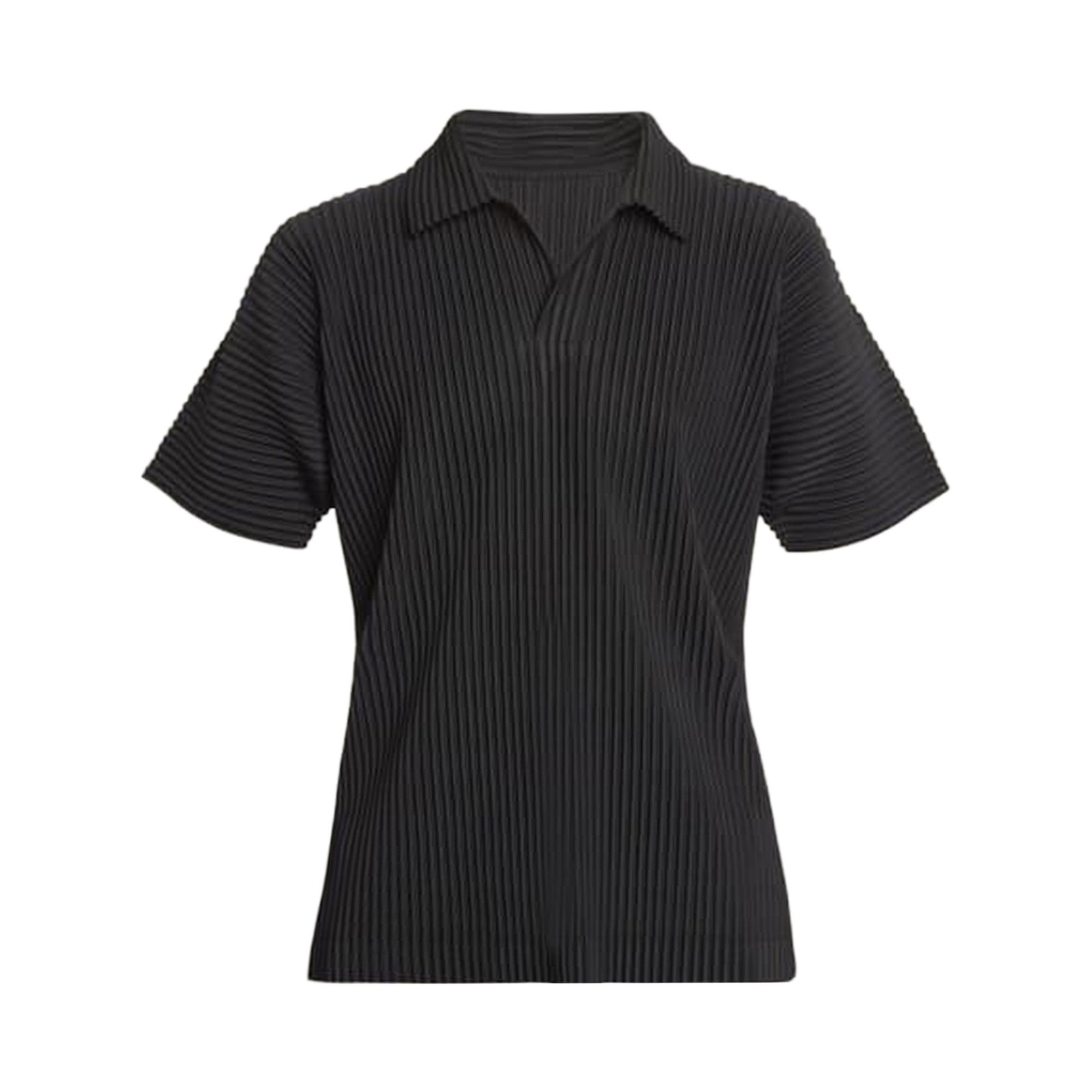 Buy Homme Plissé Issey Miyake Basics Polo Shirt 'Navy' - HP59JM530