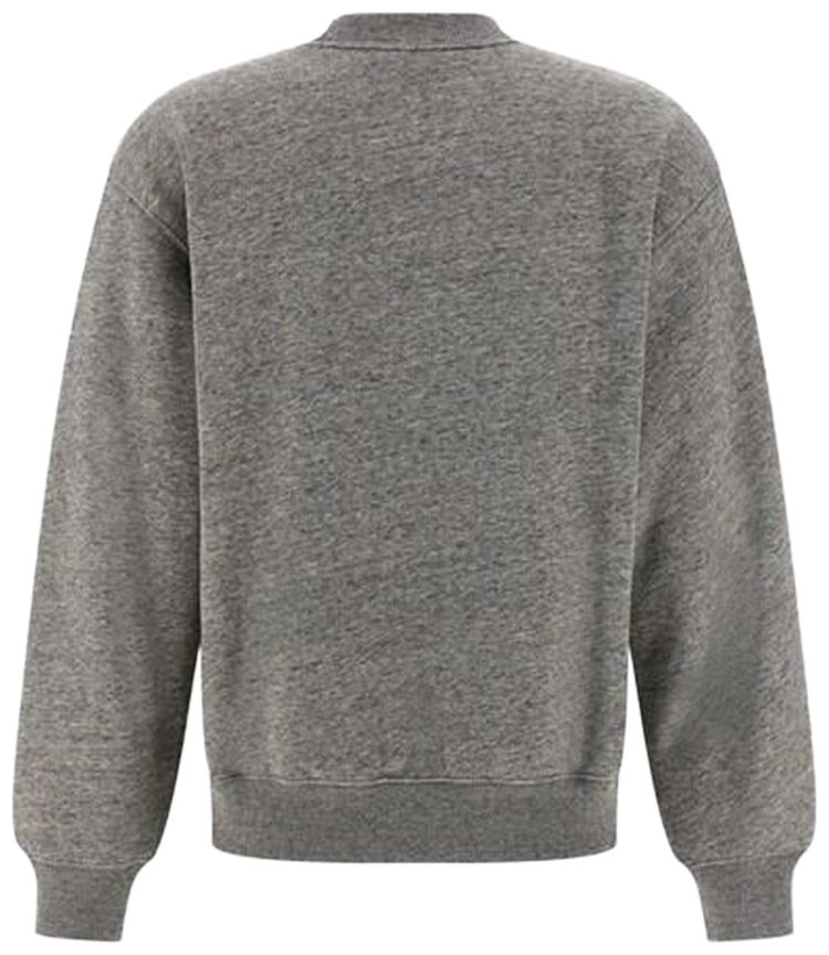 Polo Ralph Lauren Arctic Fleece Knit Long Sleeve Crew Neck Sweatshirt Dark Vintage Heather