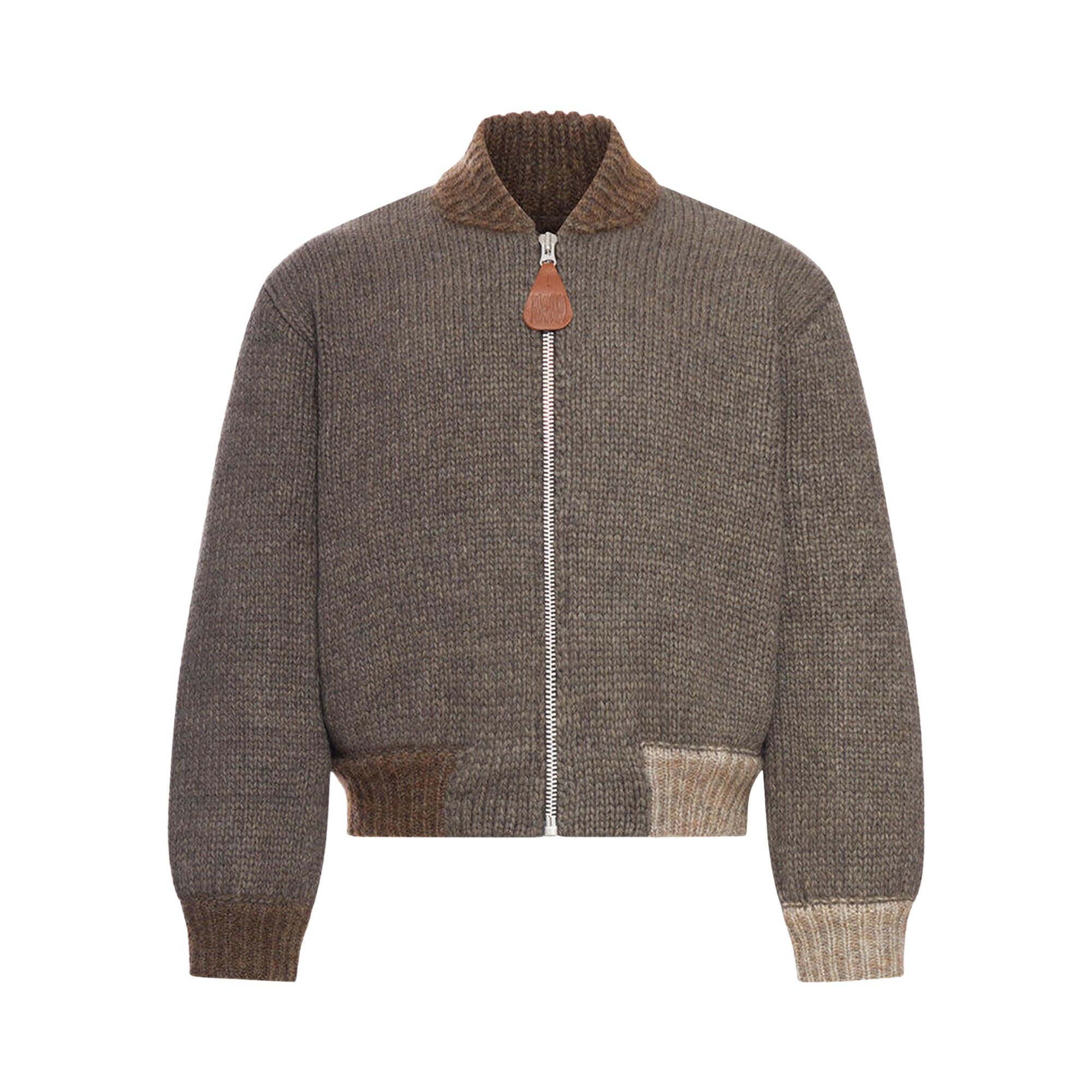 Buy Magliano Knitted Bomberone Jacket 'Brown' - MGFW25JA01884 3339