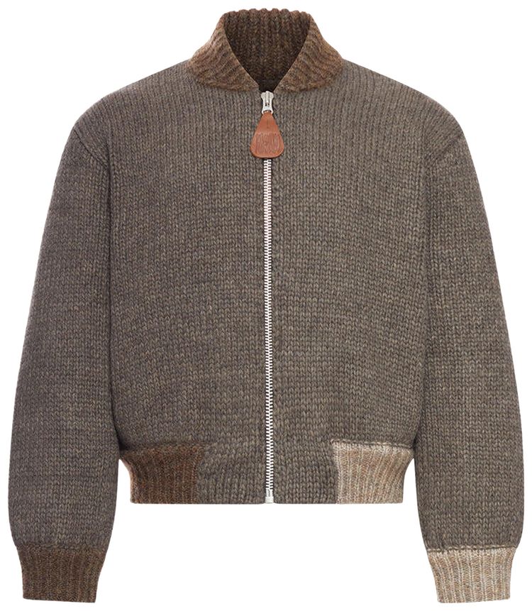 Magliano Knitted Bomberone Jacket Brown