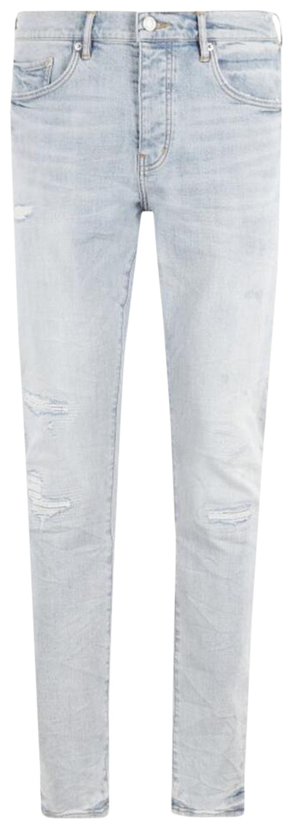 PURPLE BRAND Skinny Kivu Repair Light Indigo