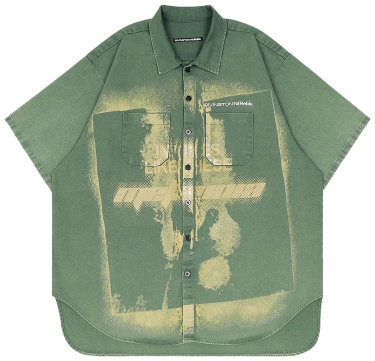 RIVINGTON roi Rebis In Times Like These Working Man Shirt Green