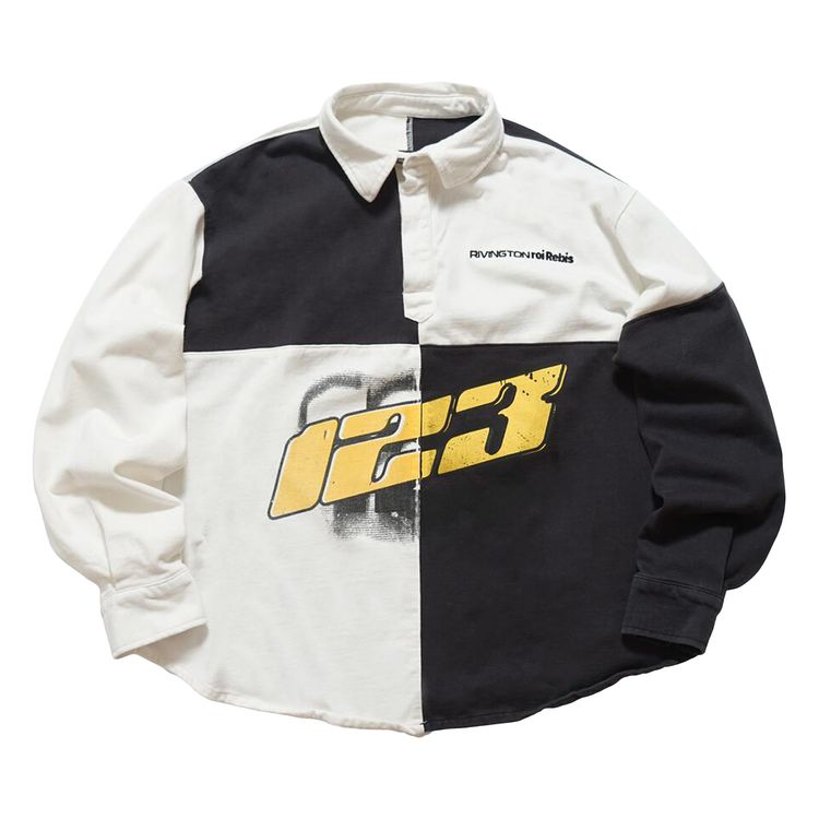 Buy RIVINGTON roi Rebis Meta Rugby Shirt 'Black/White' - META OP00 BLWH ...