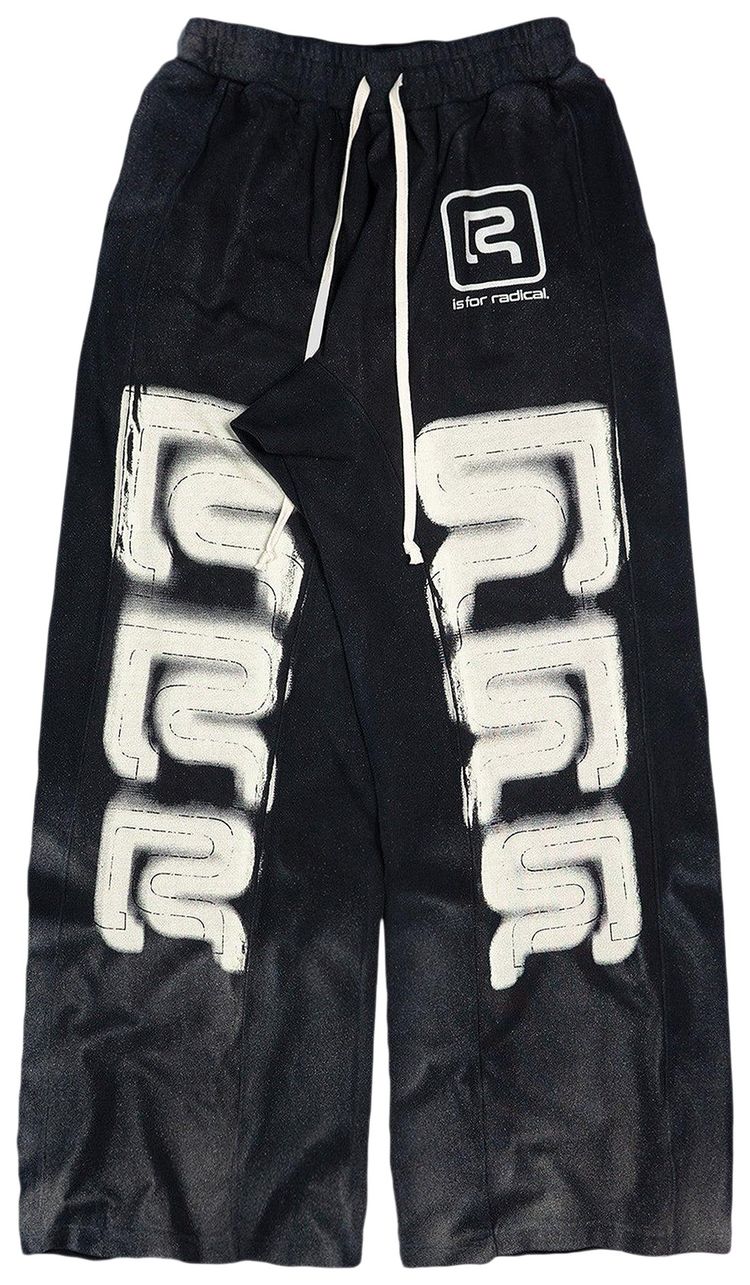 RIVINGTON roi Rebis R Logo Faster Flight Sweatpant Mechanic Black