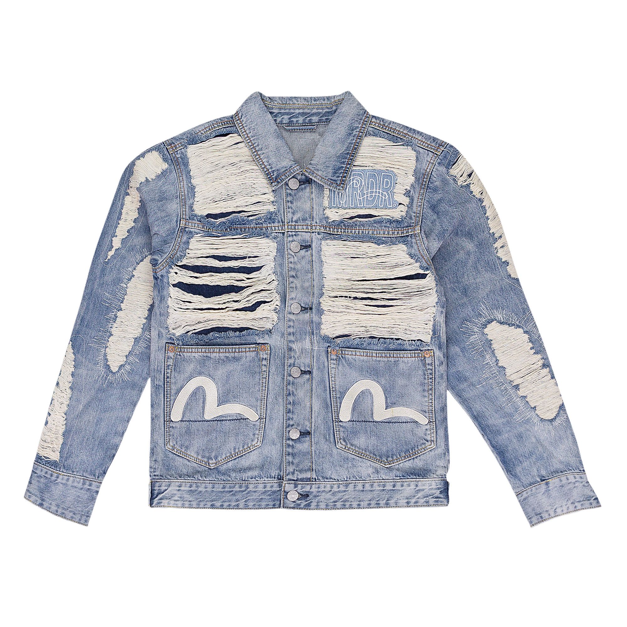 Buy Who Decides War Evisu Daicock Trench Coat 'Multicolor' - 02637