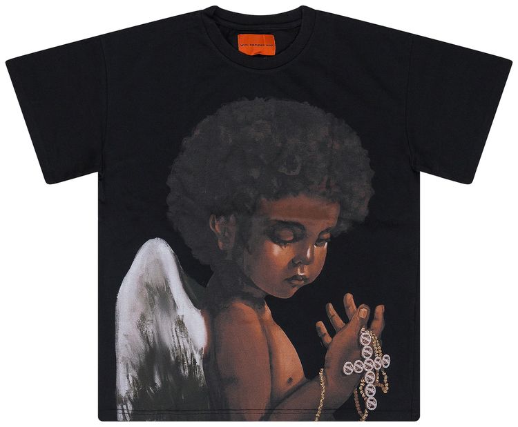 Who Decides War Sacred Being Jersey T Shirt Black