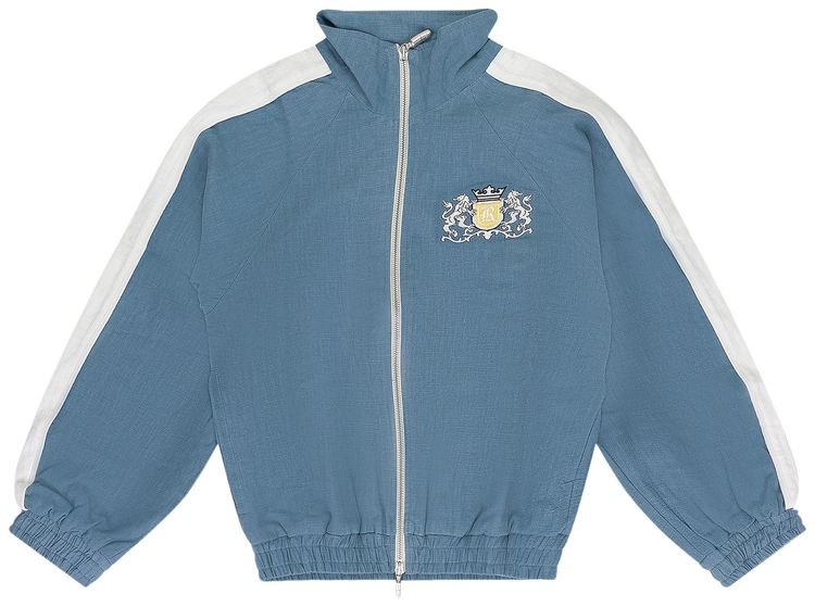 Rhude Linen Flight Field Jacket Blue