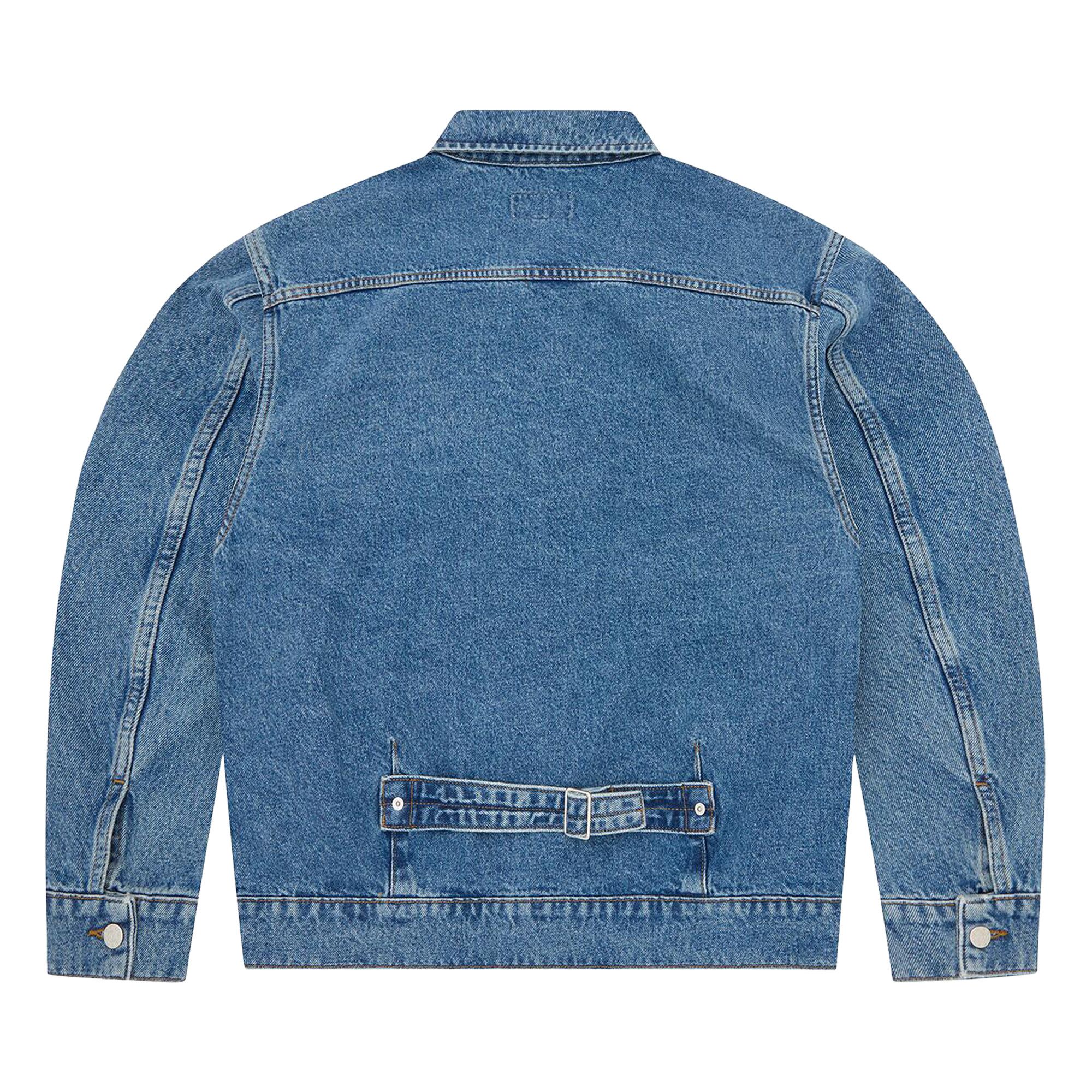 Buy Corteiz Dual Stripe Denim Trucker 'Midwash' - CRTZ1544 216 | GOAT
