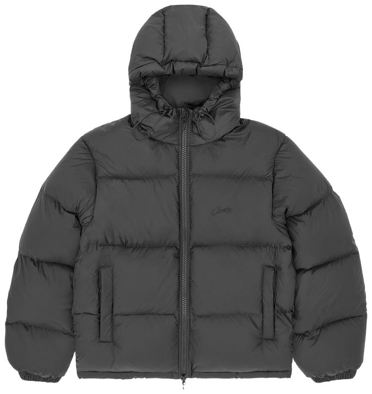 Corteiz Bolo Down Jacket Triple Black