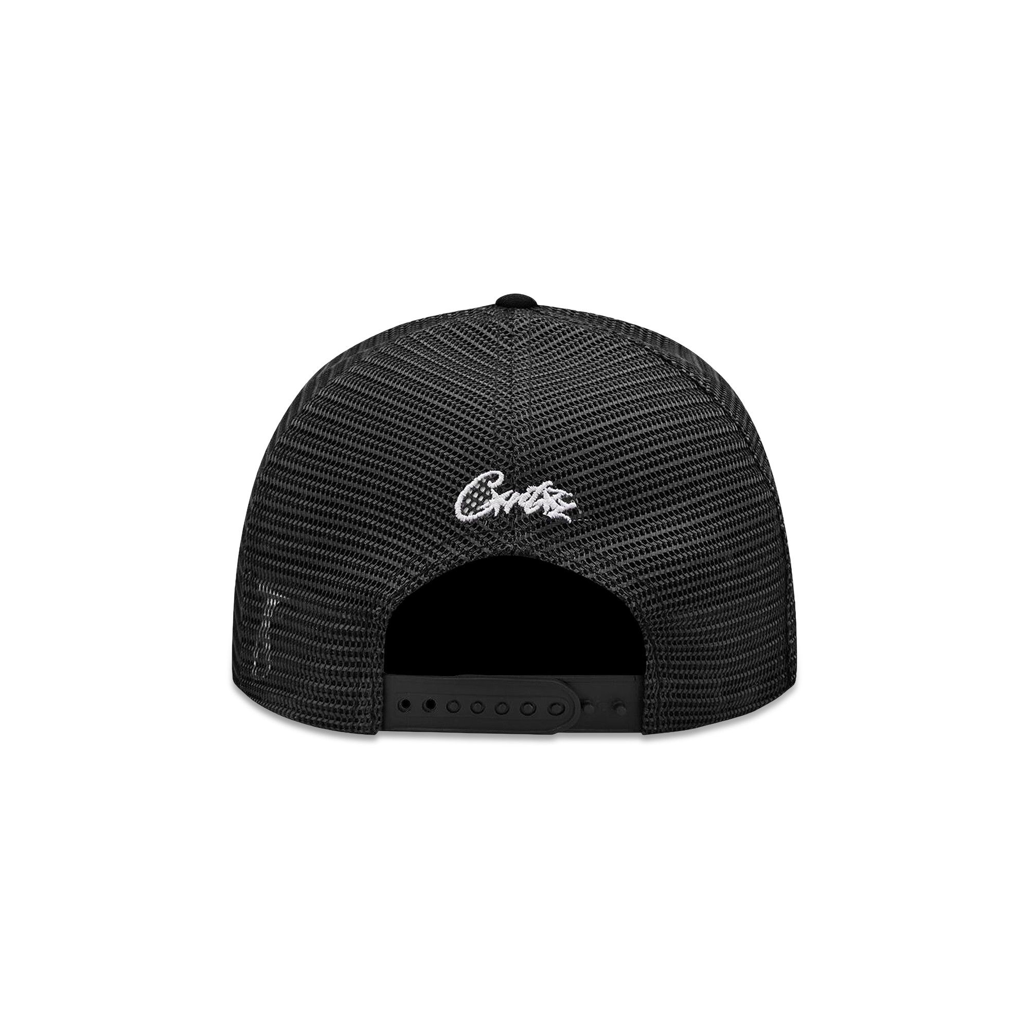 Buy Corteiz Island Puff Print Trucker Hat 'Black' - CRTZ1004 380
