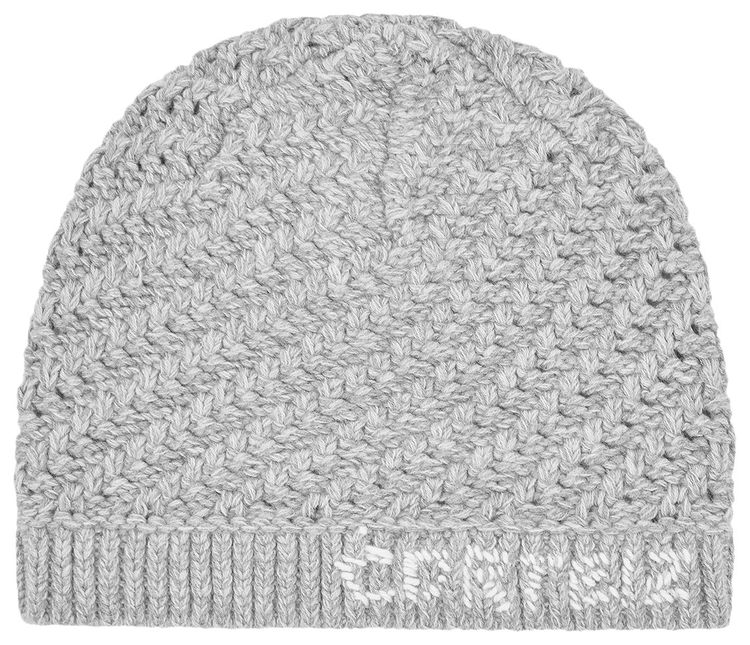 Corteiz Hand Embroidered Knit Beanie Grey