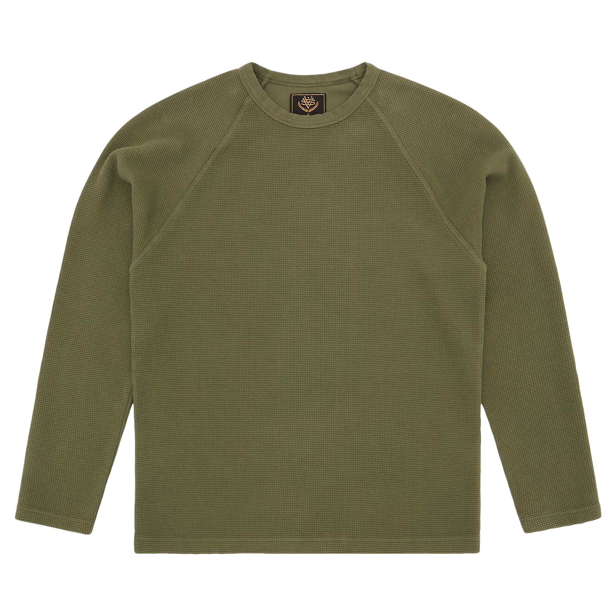 Buy Corteiz Star Raglan Waffle Thermal 'Olive' - CRTZ0336 180 | GOAT