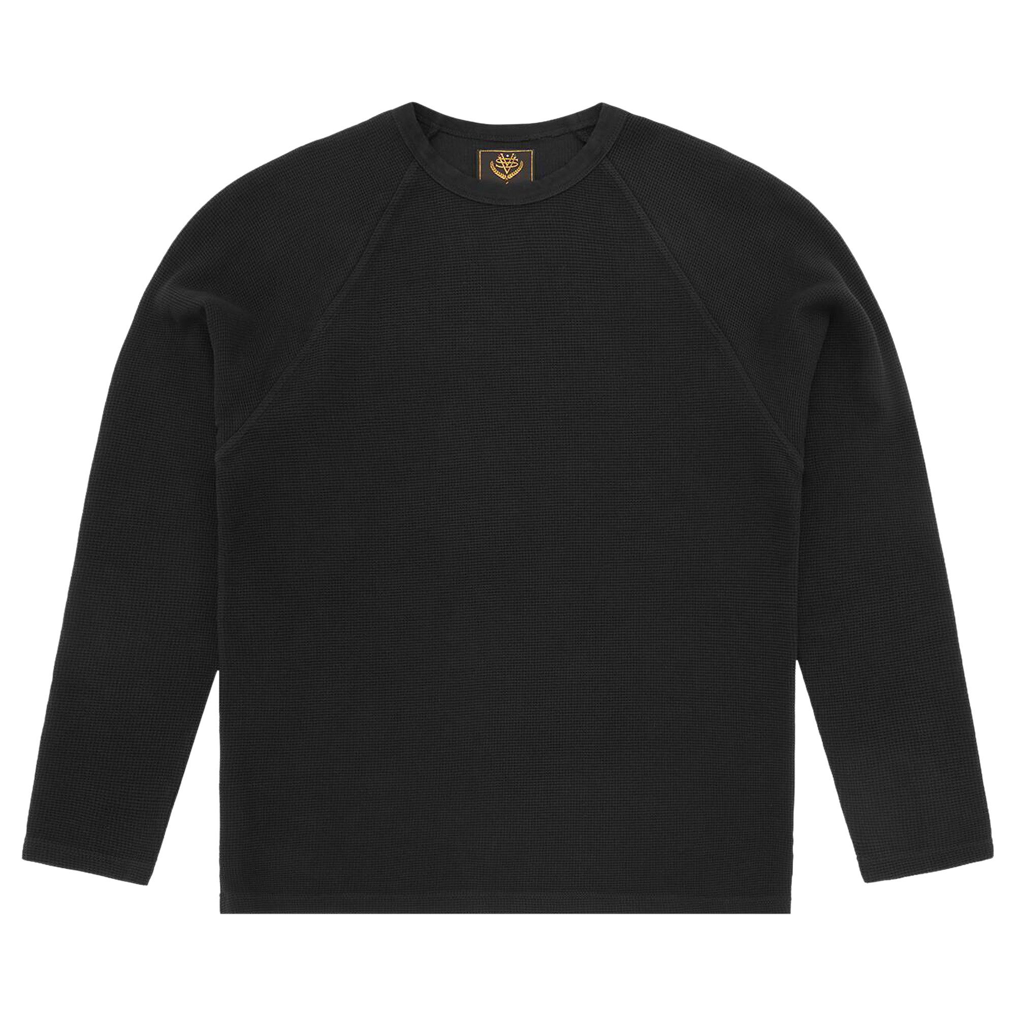 Buy Corteiz Star Raglan Waffle Thermal 'Black' - CRTZ0336 001 | GOAT