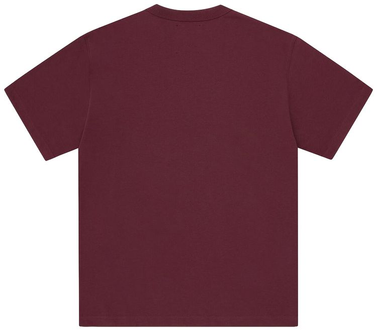 Corteiz Uni Heavyweight Tee Burgundy