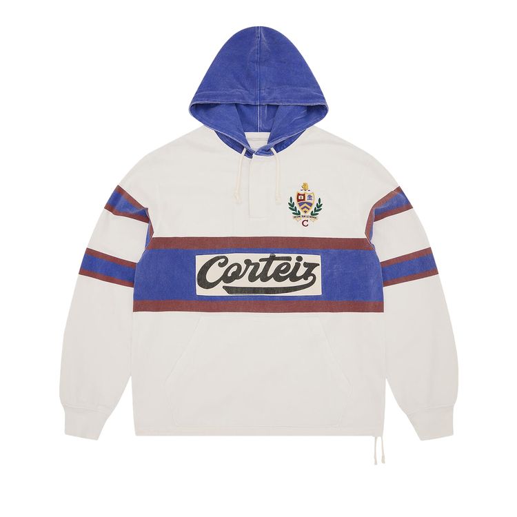 Corteiz Winger Hooded Rugby Off White