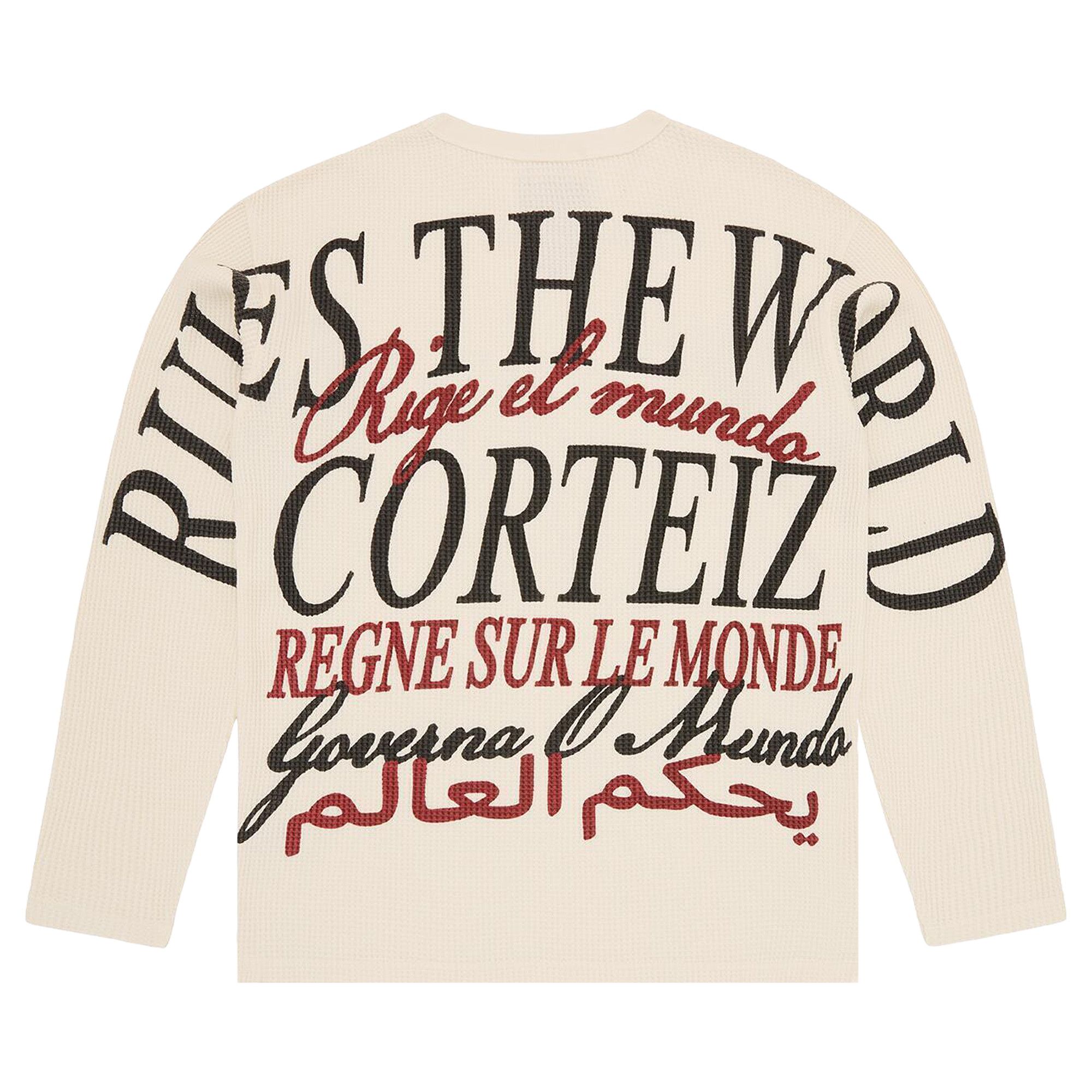 Buy Corteiz Worldwide Waffle Thermal 'Cream' - CRTZ0343 007 | GOAT