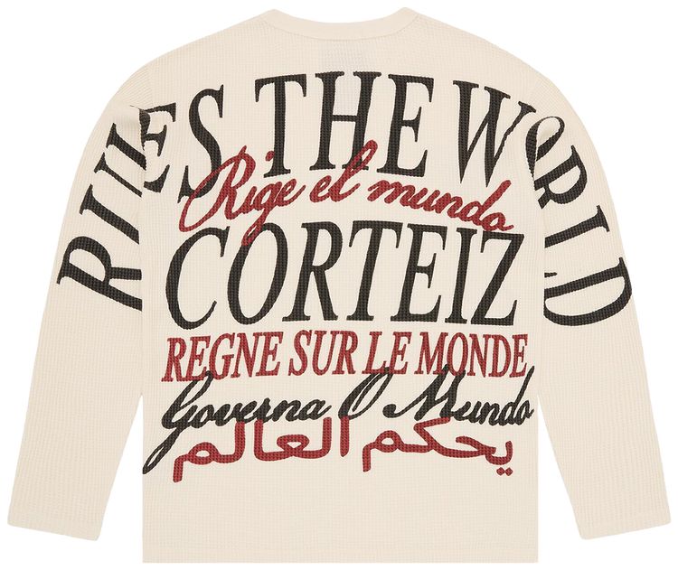 Corteiz Worldwide Waffle Thermal Cream