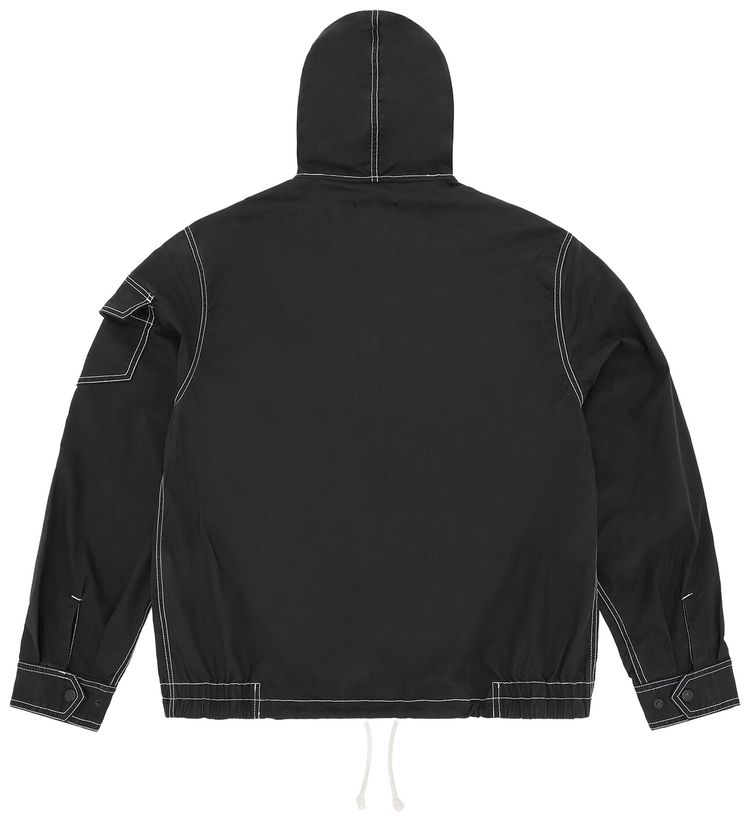 Corteiz Shield Crest Twill Jacket Black