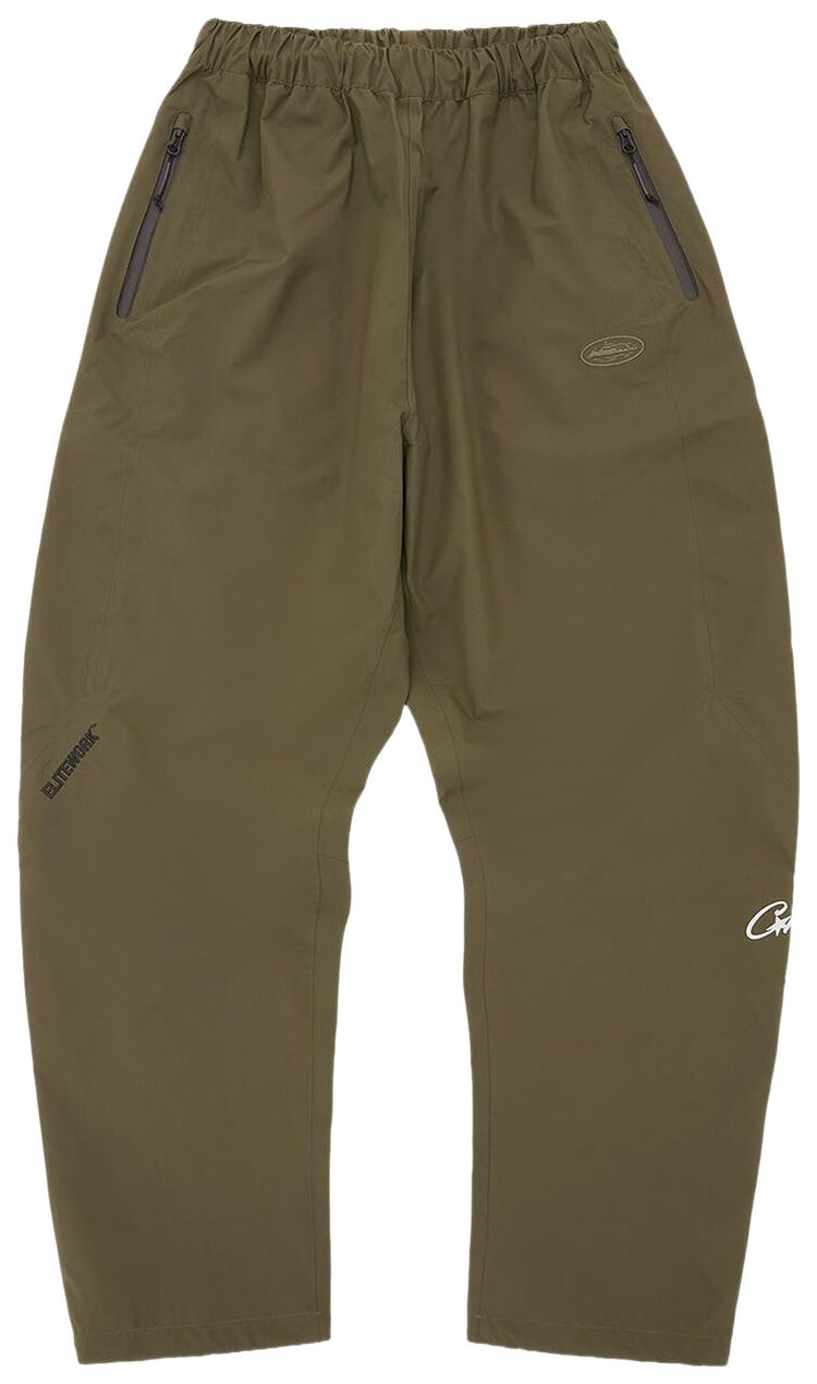 Corteiz Elitework Waterproof Shell Pant Khaki
