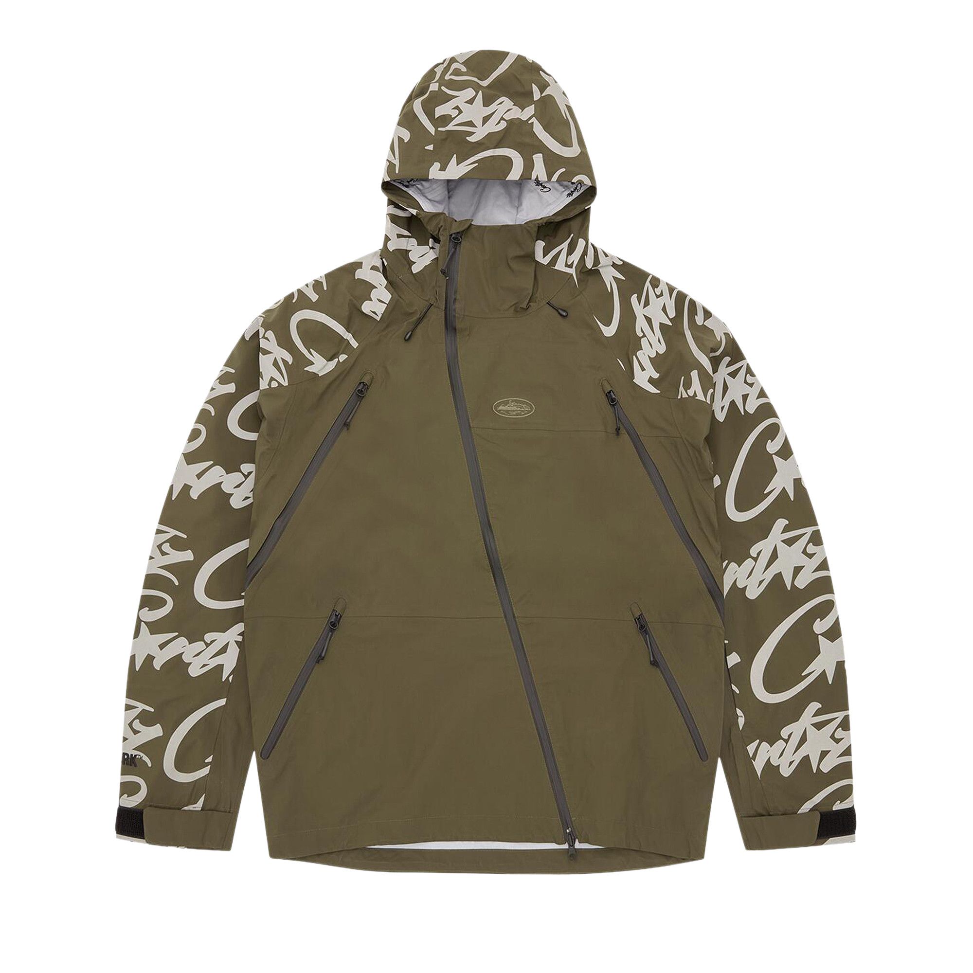 Buy Corteiz Elitework Waterproof Shell Jacket V2 'Khaki