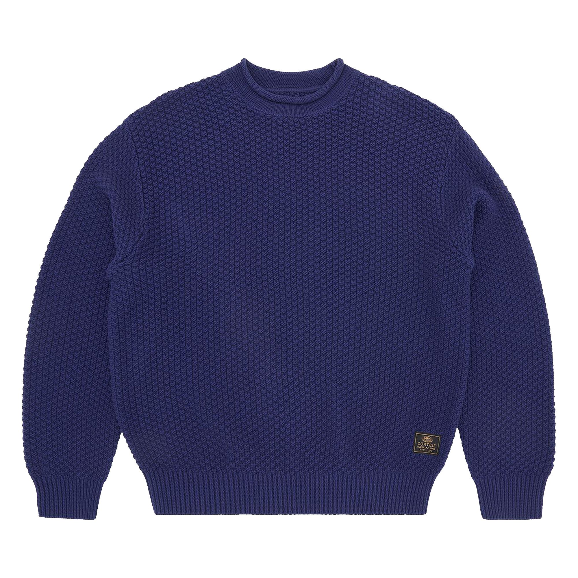Buy Corteiz Guerillaz Knit Sweater 'Navy' - CRTZ0222 040 | GOAT