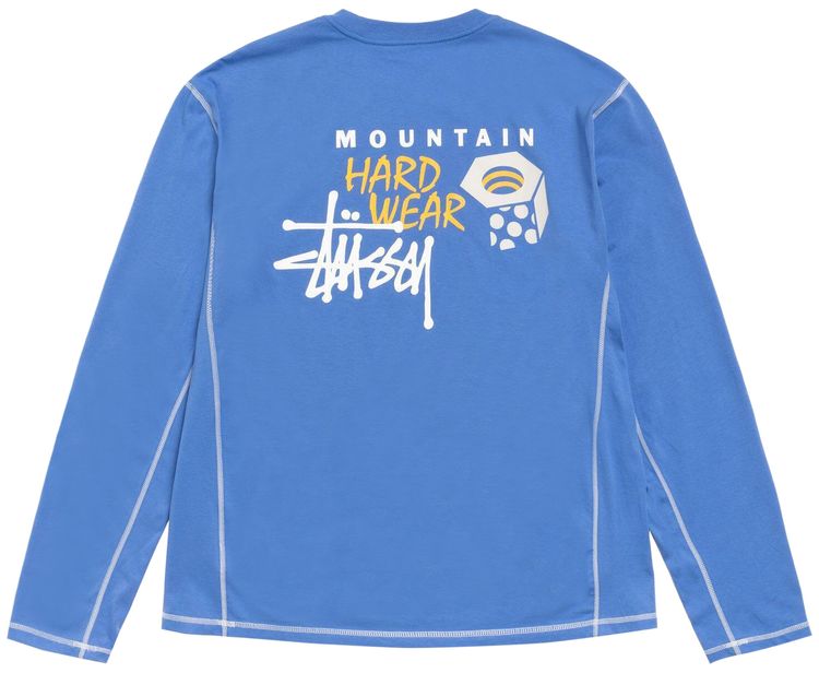 Stussy x Mountain Hardwear Long Sleeve Tee Artic Sky