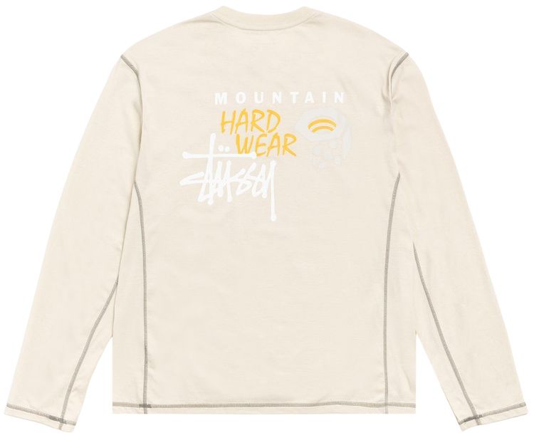 Stussy x Mountain Hardwear Long Sleeve Tee Stone