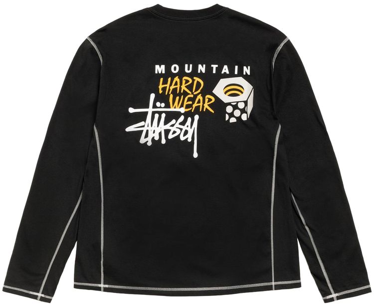 Stussy x Mountain Hardwear Long Sleeve Tee Stealth Grey