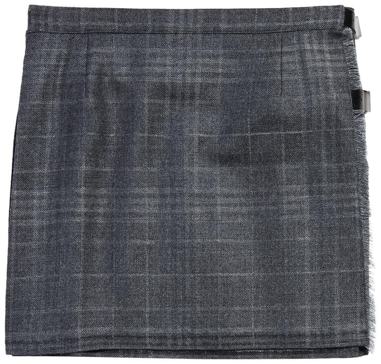 Balenciaga Pleated Mini Skirt Grey