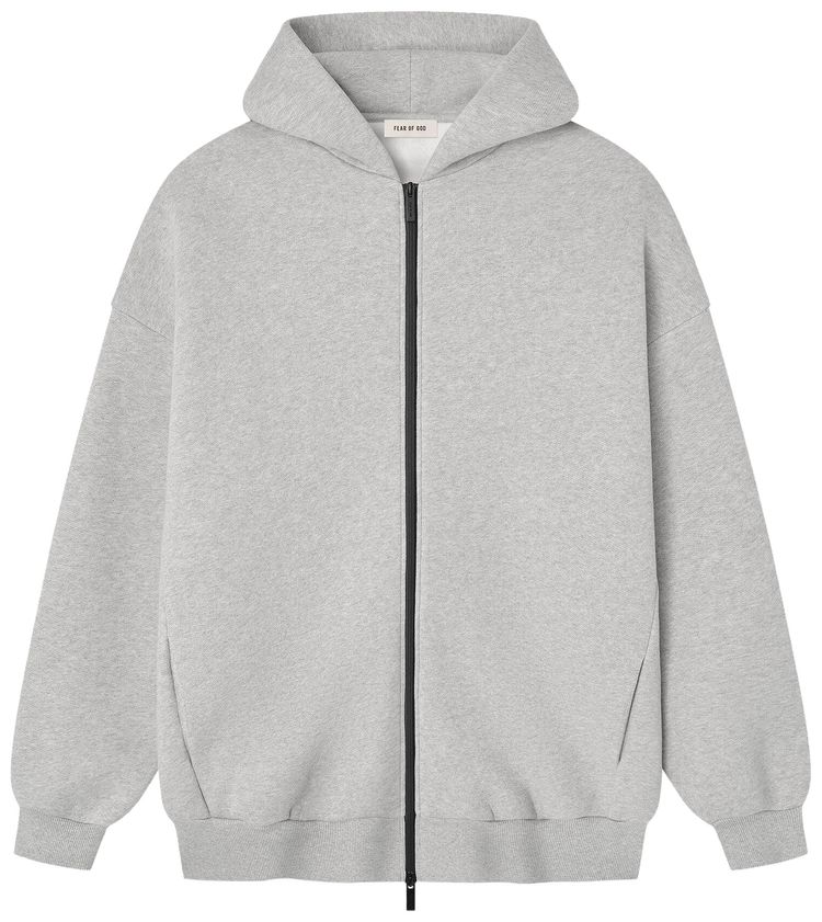 Fear of God Zip Hoodie Melange Grey