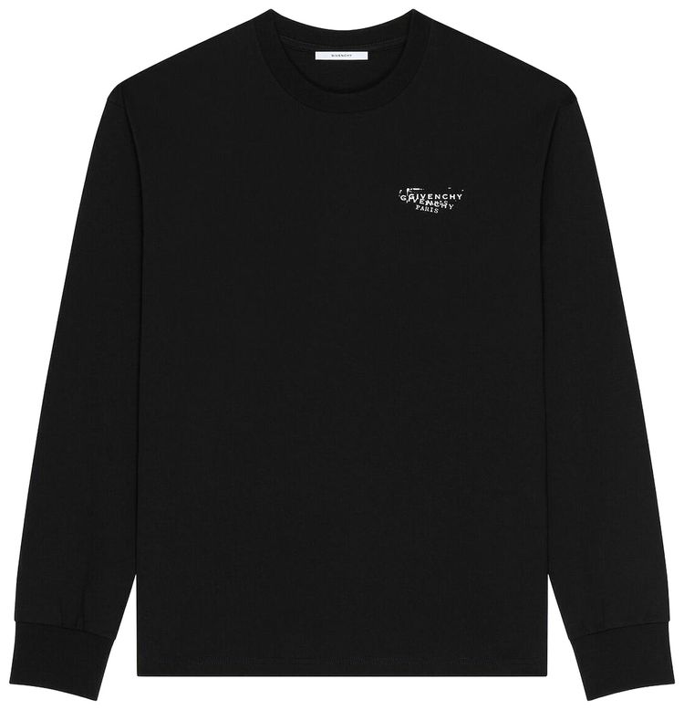 Givenchy Regular Long Sleeve T Shirt Black